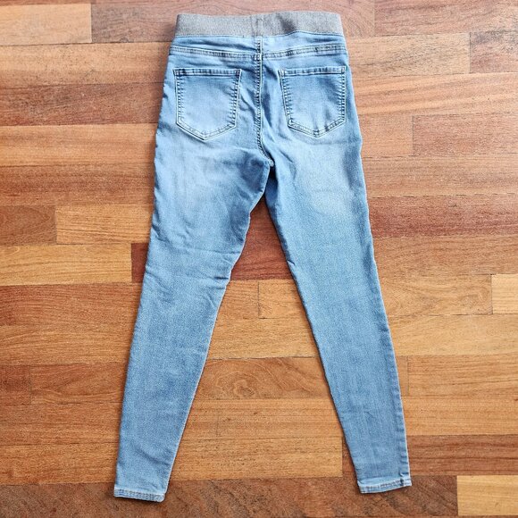 No Boundaries Juniors Light Wash Pull On Skinny Jeans Size Small (3-5) - Picture 10 of 13